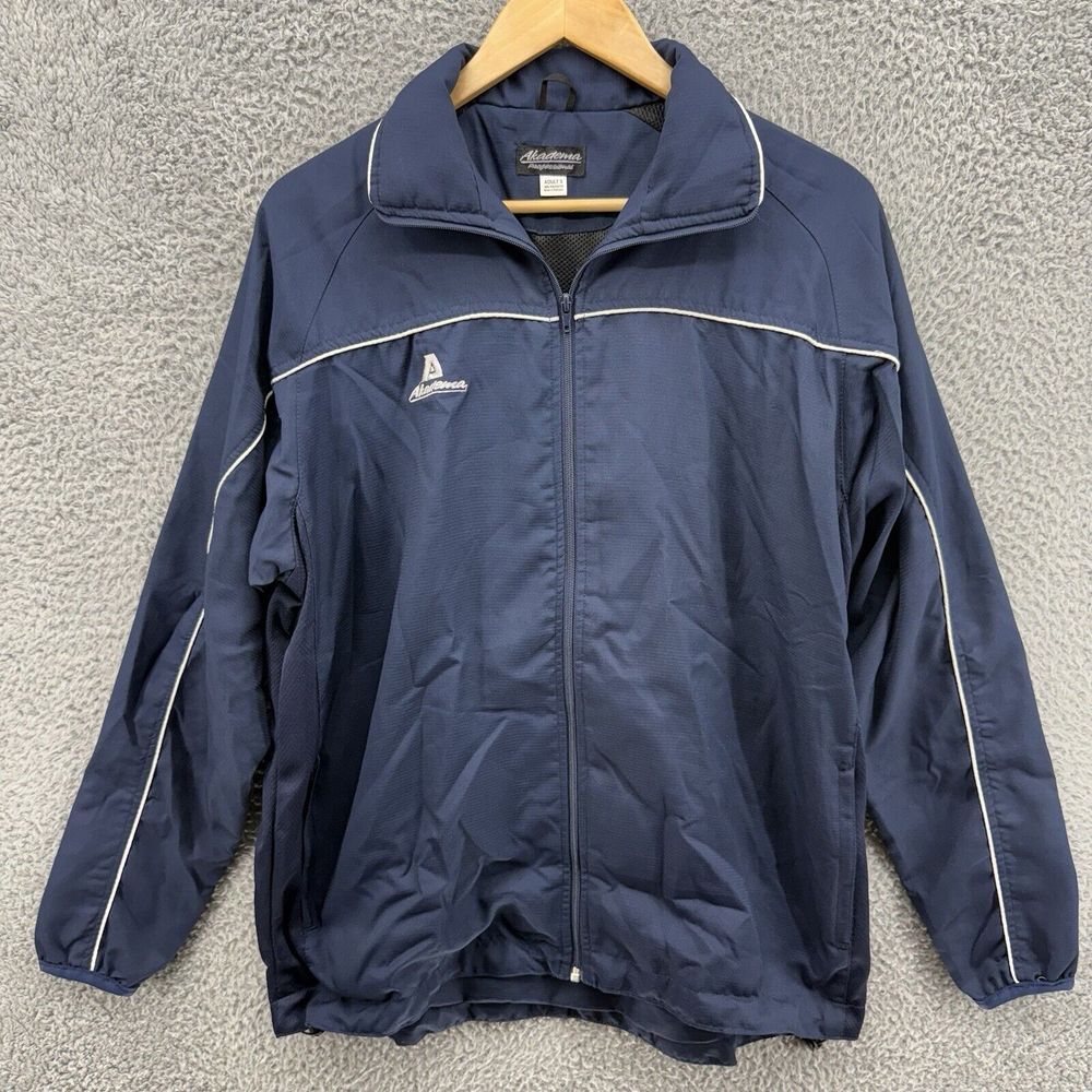 Akadema Professional Windbreaker Jacket Adult‎ Small Navy Sportswear Apparel